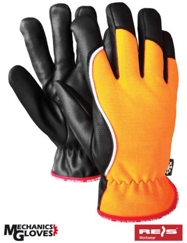 Protective gloves rmc-winmicros pb orange-black Reis