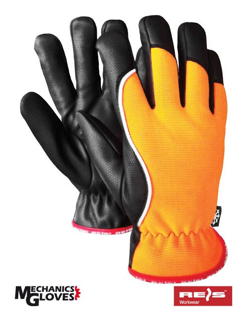 RMC-Winmicros PB Schutzhandschuhe orange-schwarz Reis