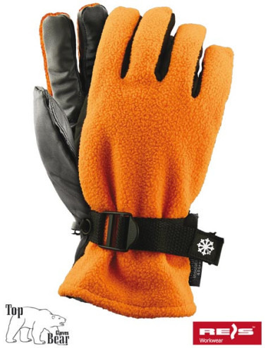 Gloves rsnowing pb orange-black Reis