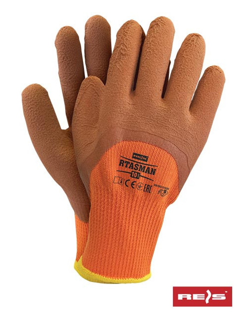 Rtasman PBR Schutzhandschuhe orange-braun Reis