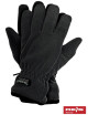 Protective gloves rthinsulpol b black Reis