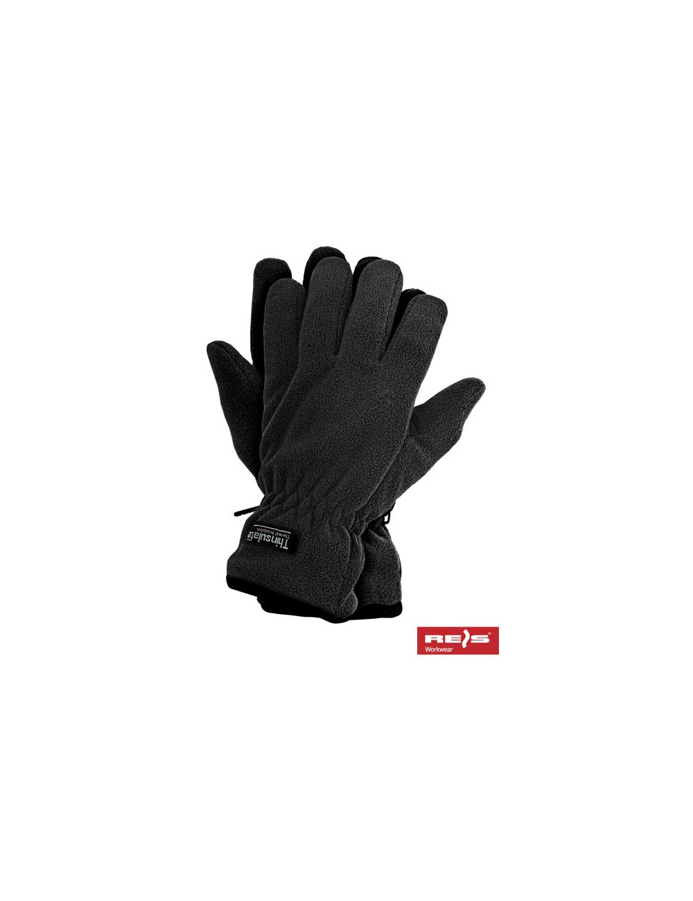 Protective gloves rthinsulpol b black Reis