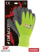 Protective gloves wincut3 ys yellow-grey Reis