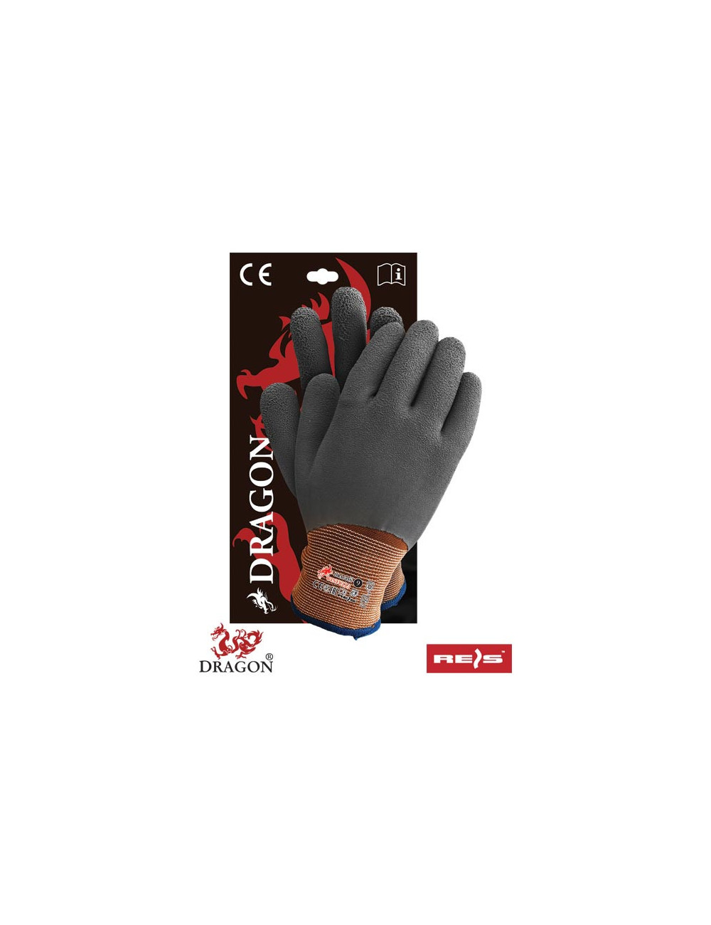Protective gloves winfull3 brs brown-gray Reis