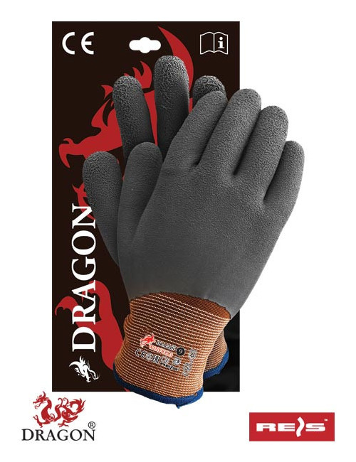 Protective gloves winfull3 brs brown-gray Reis