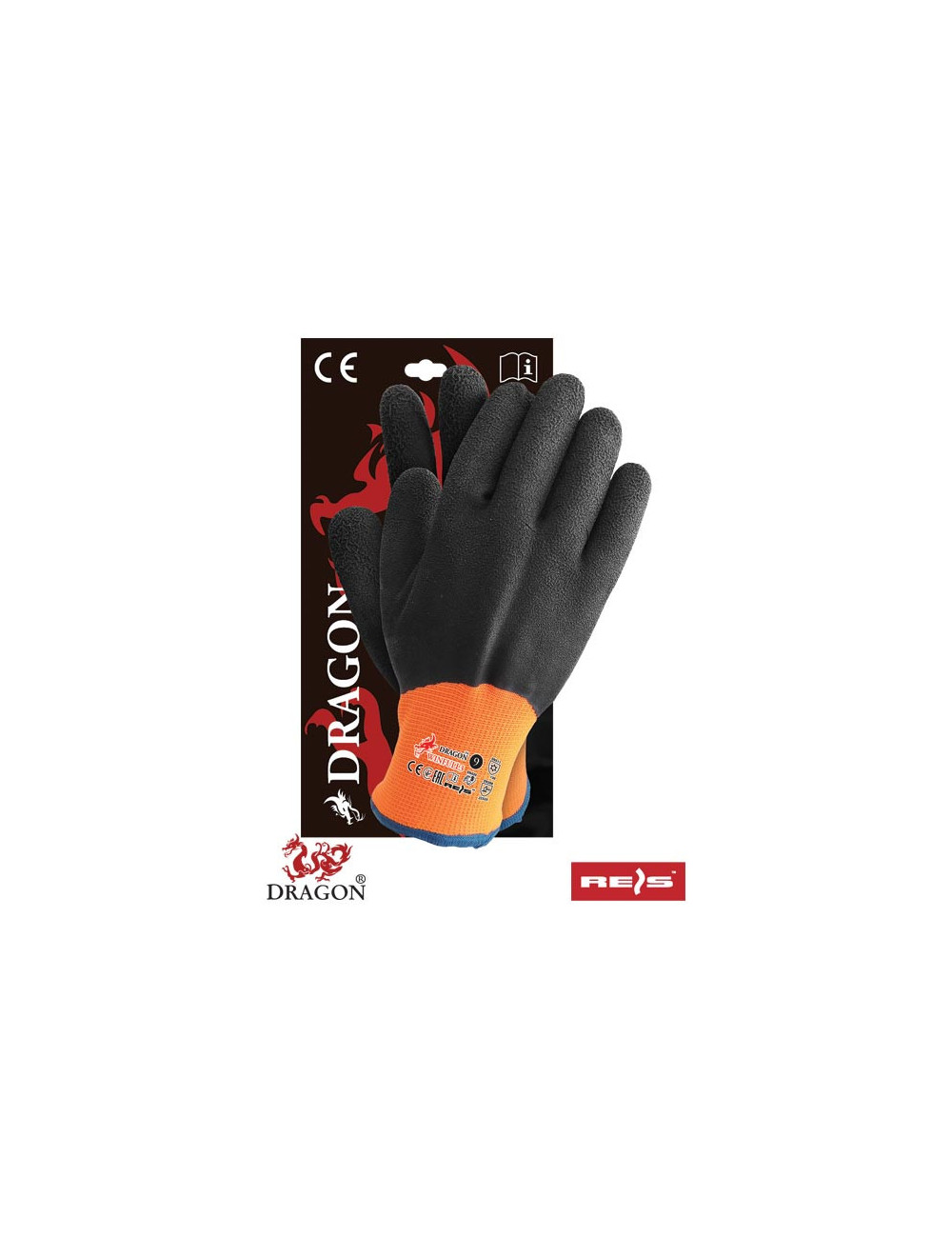 Protective gloves winfull3 pb orange-black Reis