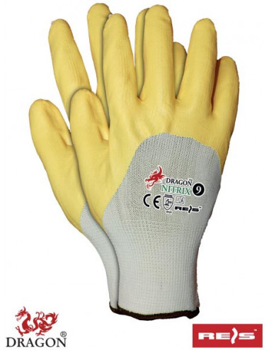 Gloves nitrix y yellow Reis
