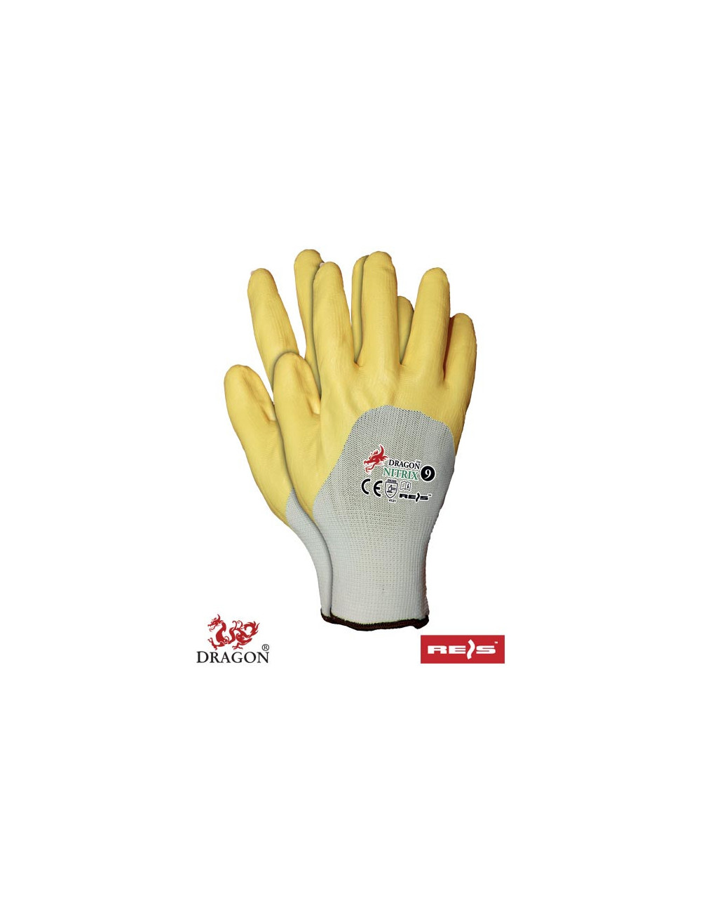 Gloves nitrix y yellow Reis