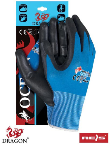 Protective gloves ocean nb blue-black Reis