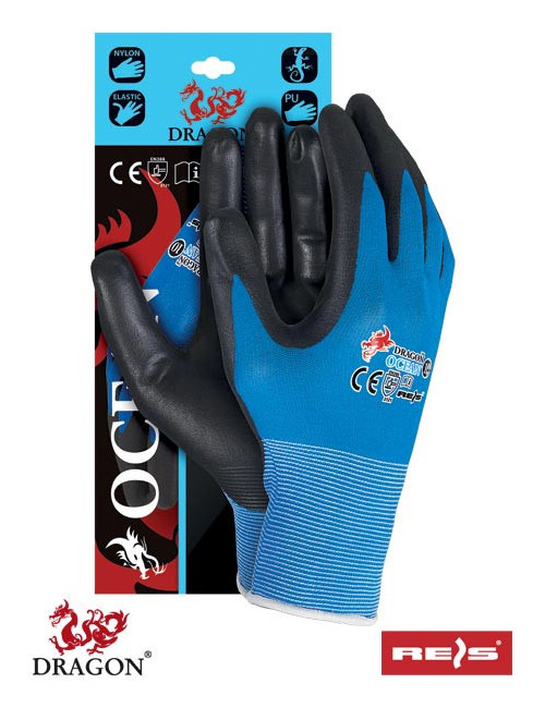 Protective gloves ocean nb blue-black Reis
