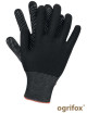 Working gloves ox.14.286 dotua ox-dotua bw black-white Ogrifox
