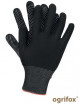 2Working gloves ox.14.286 dotua ox-dotua bw black-white Ogrifox