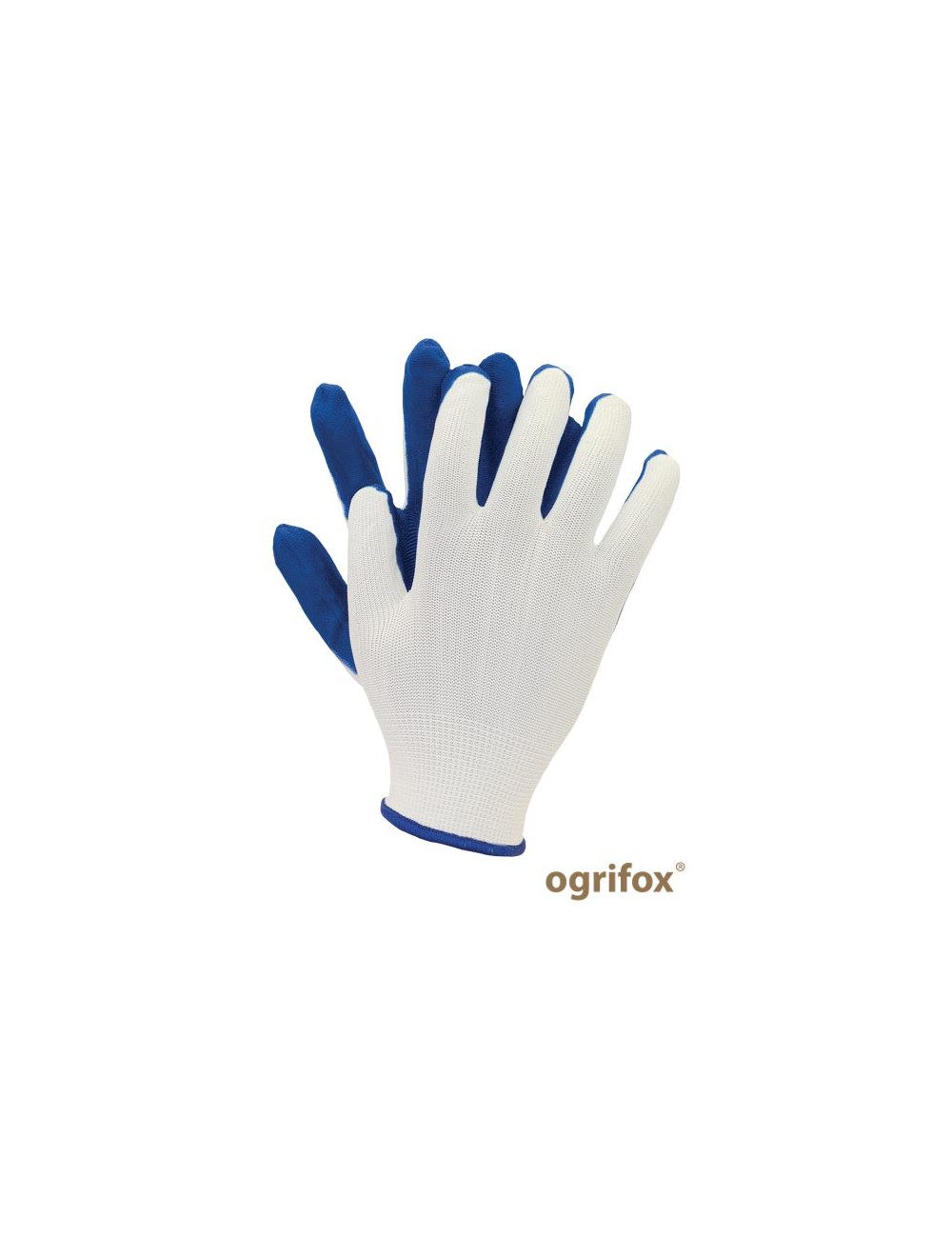 Working gloves ox.11.386 latua ox-latua wn white-blue Ogrifox