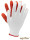 Working gloves ox.11.386 latua ox-latua wp white-orange Ogrifox