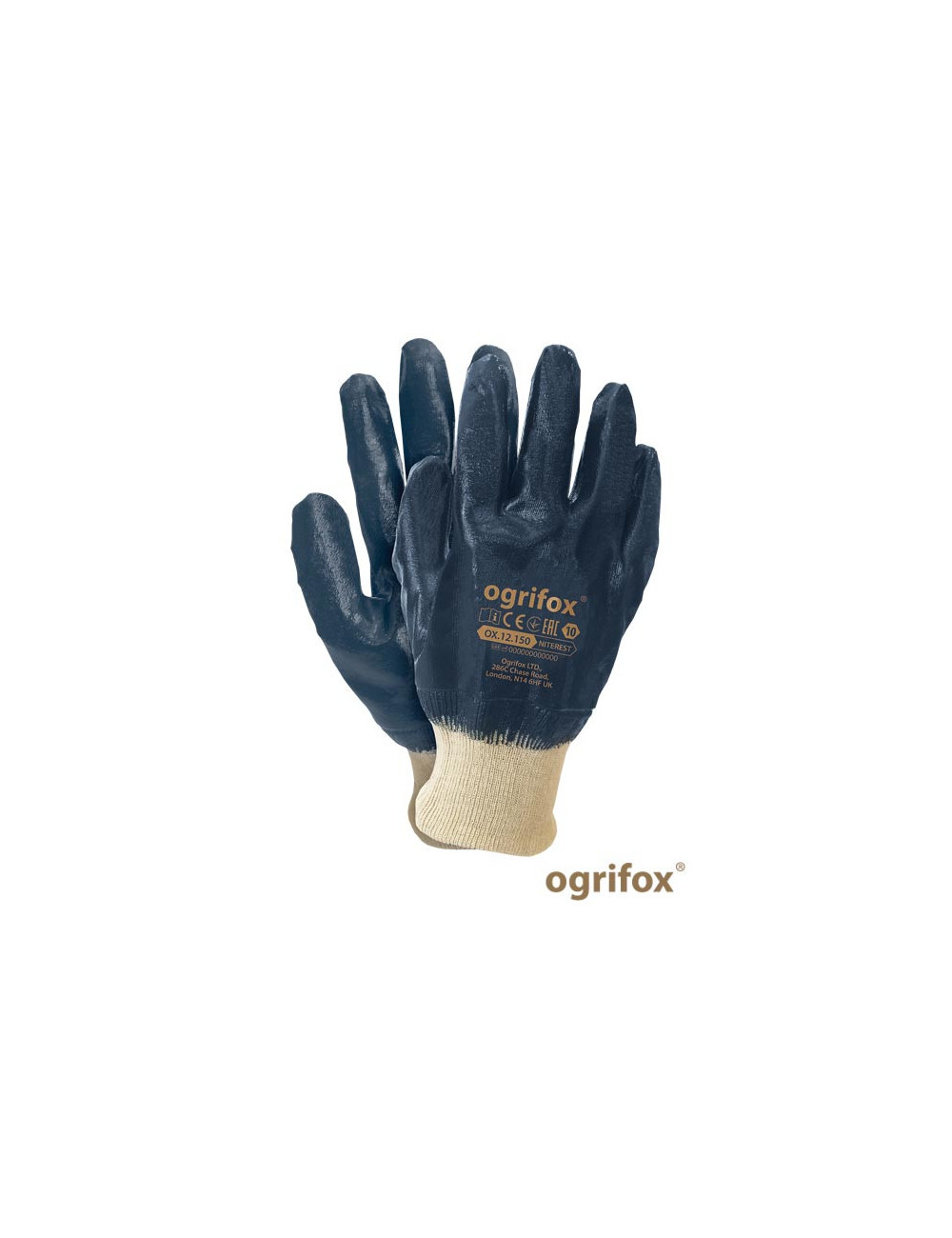 Gloves ox.12.150 niterest ox-niterest beg beige-navy Ogrifox