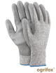 Gloves ox.12.844 steel-pu ox-steel-pu bws black-white-gray Ogrifox