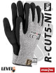 R-cut5-ni bwb Schutzhandschuhe schwarz-weiß-schwarz Reis