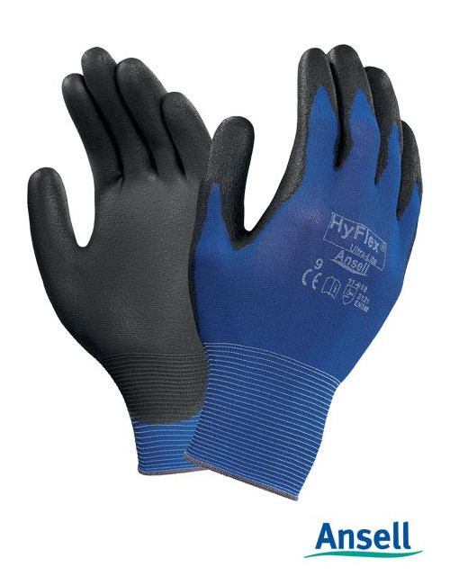 Protective gloves rahyflex11-618 gb navy-black Ansell