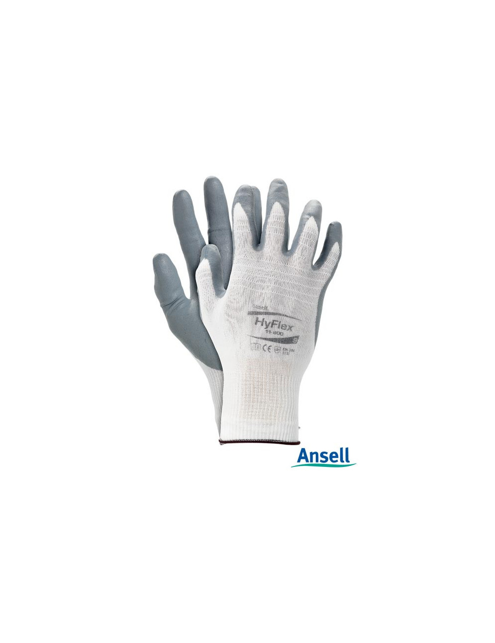 Rahyflex11-800 ws Schutzhandschuhe weiß und grau Ansell
