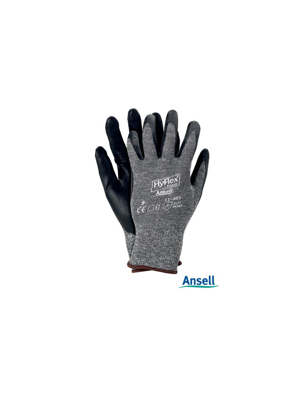 Rękawice ochronne rahyflex11-801 sb szaro-czarny Ansell