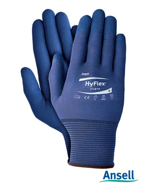 Protective gloves rahyflex11-818 gg navy-navy Ansell