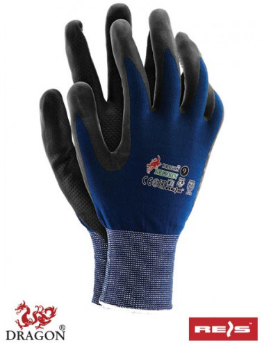 Protective gloves rblubin nb blue-black Reis