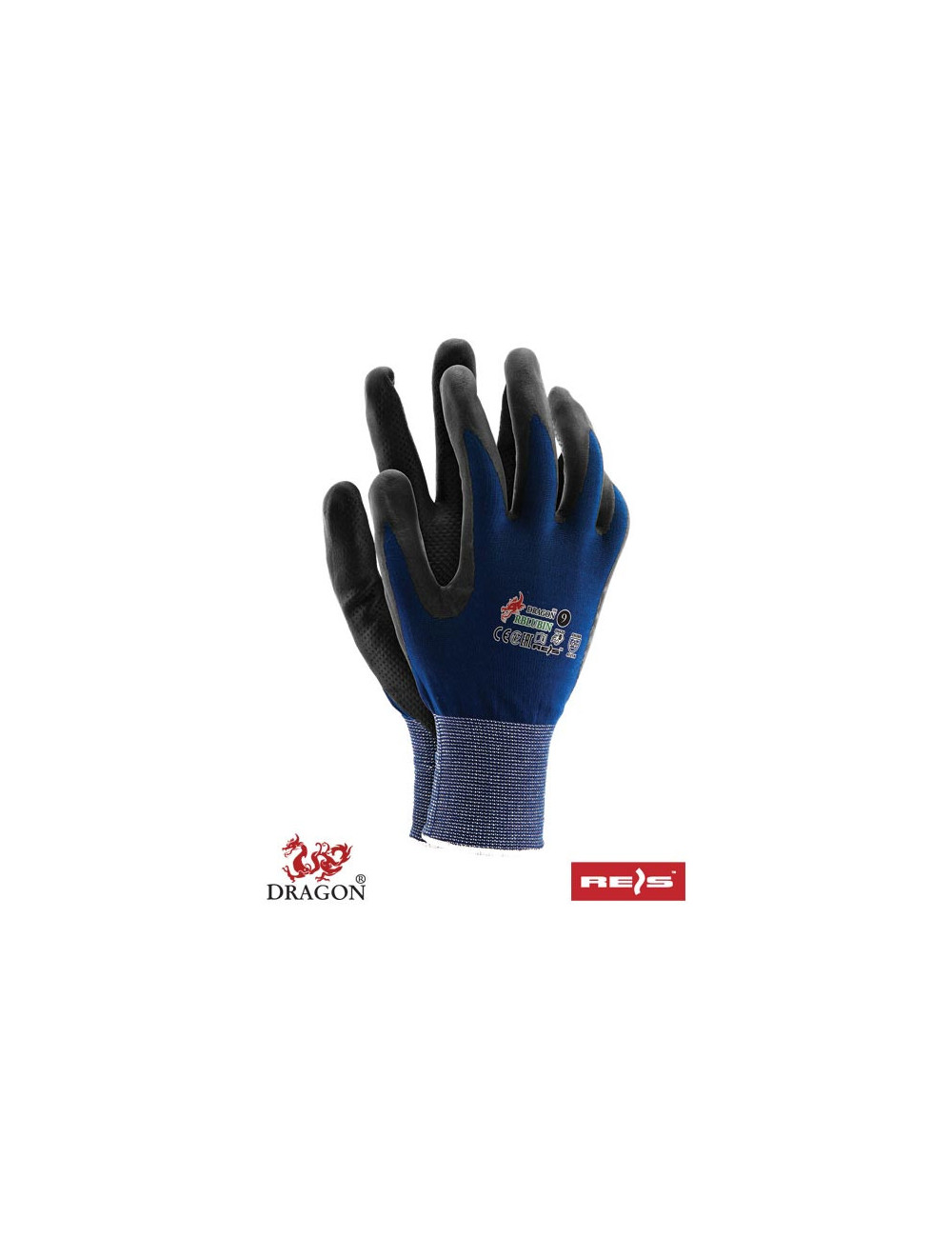Protective gloves rblubin nb blue-black Reis