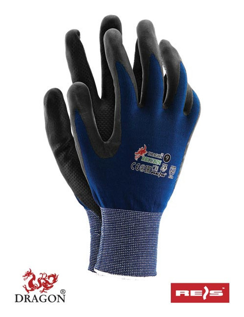 Schutzhandschuhe rblubin nb blau-schwarz Reis