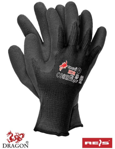 Protective gloves rdr bb black/black Reis