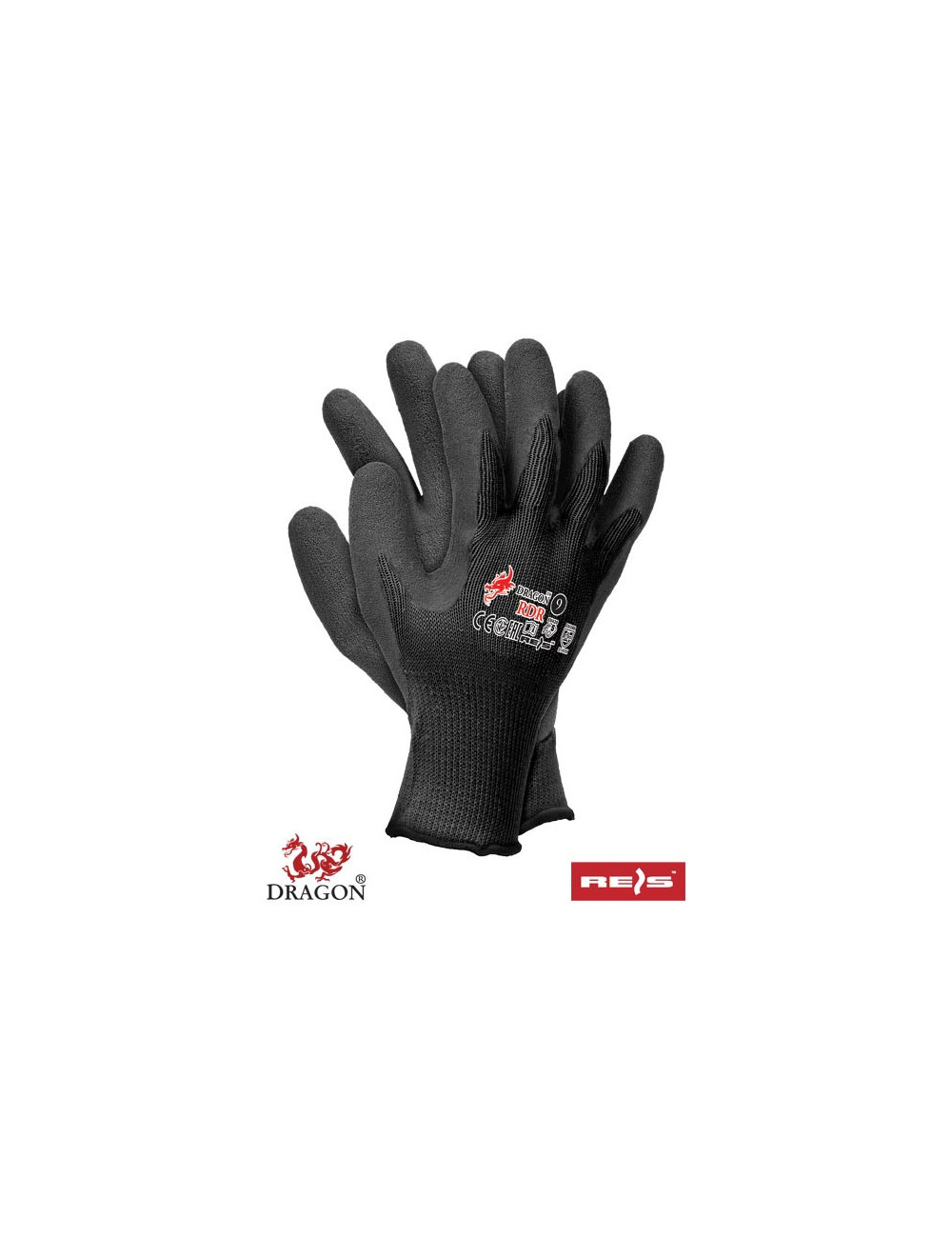 Protective gloves rdr bb black/black Reis