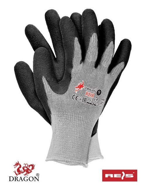 RDR SB Schutzhandschuhe grau und schwarz Reis