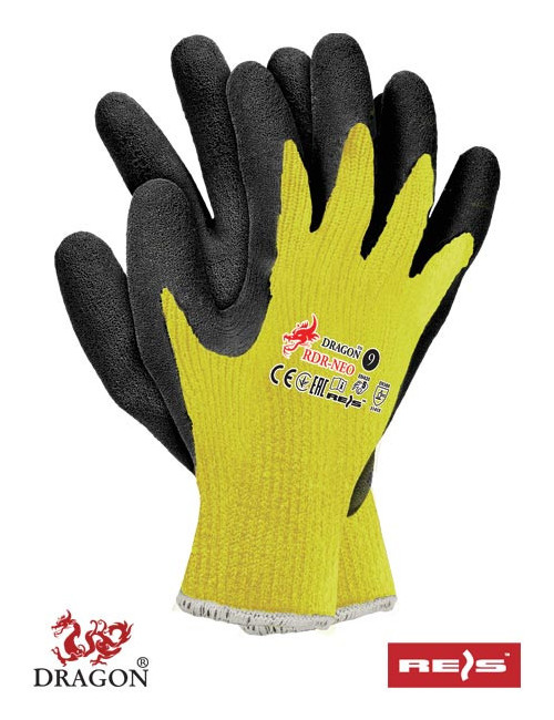 Protective gloves rdr-neo yb yellow-black Reis