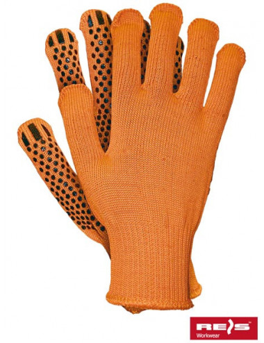 Rękawice ochronne rdzflat pb pomarańczowo-czarny Reis