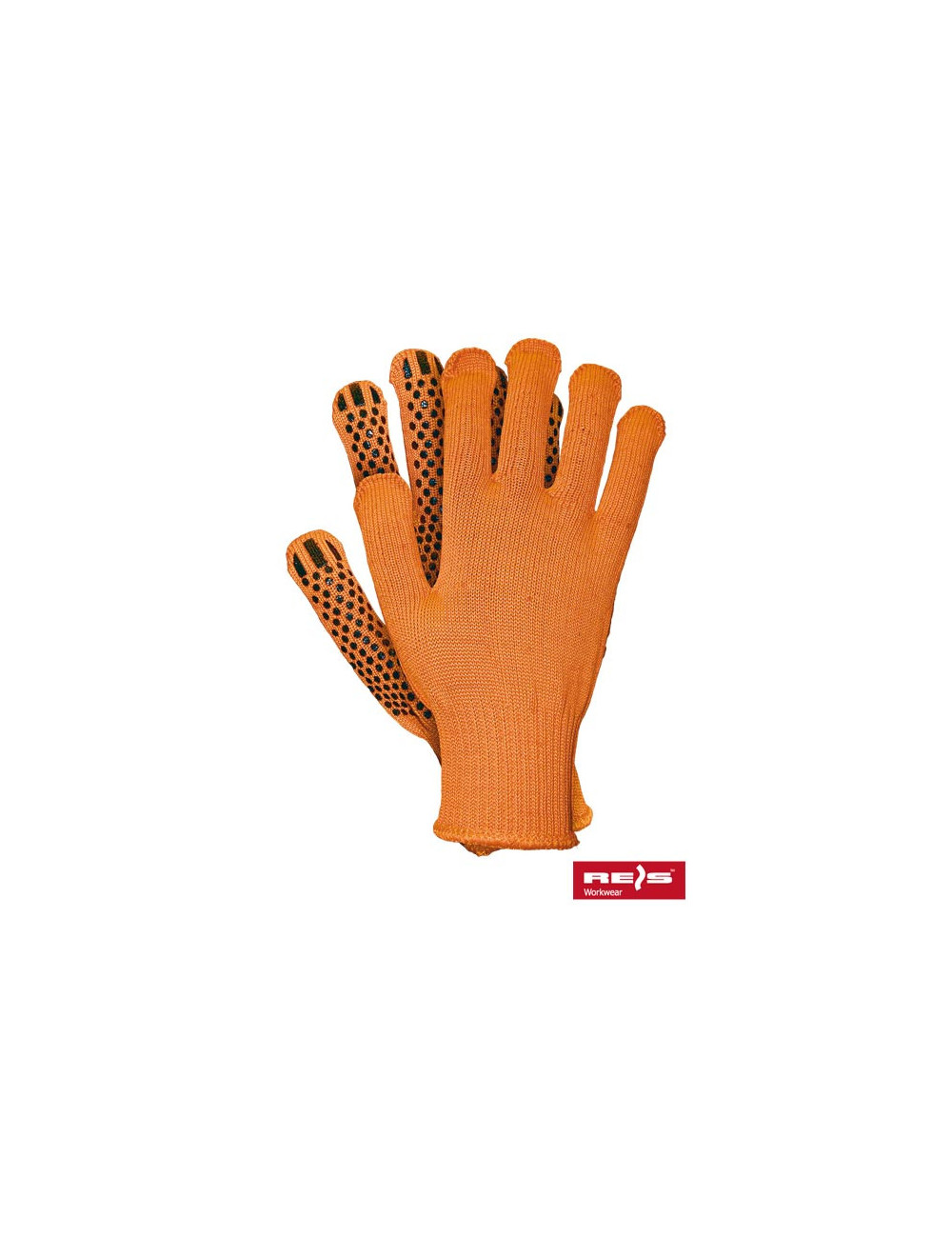 Protective gloves rdzflat pb orange-black Reis