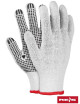 Protective gloves rdzn wb white-black Reis