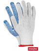 Protective gloves rdzn wn white-blue Reis