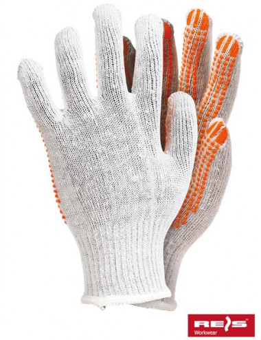 Protective gloves rdzn-flexifluo wp white-orange Reis