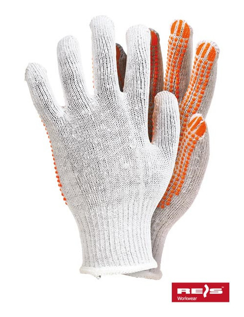 Protective gloves rdzn-flexifluo wp white-orange Reis