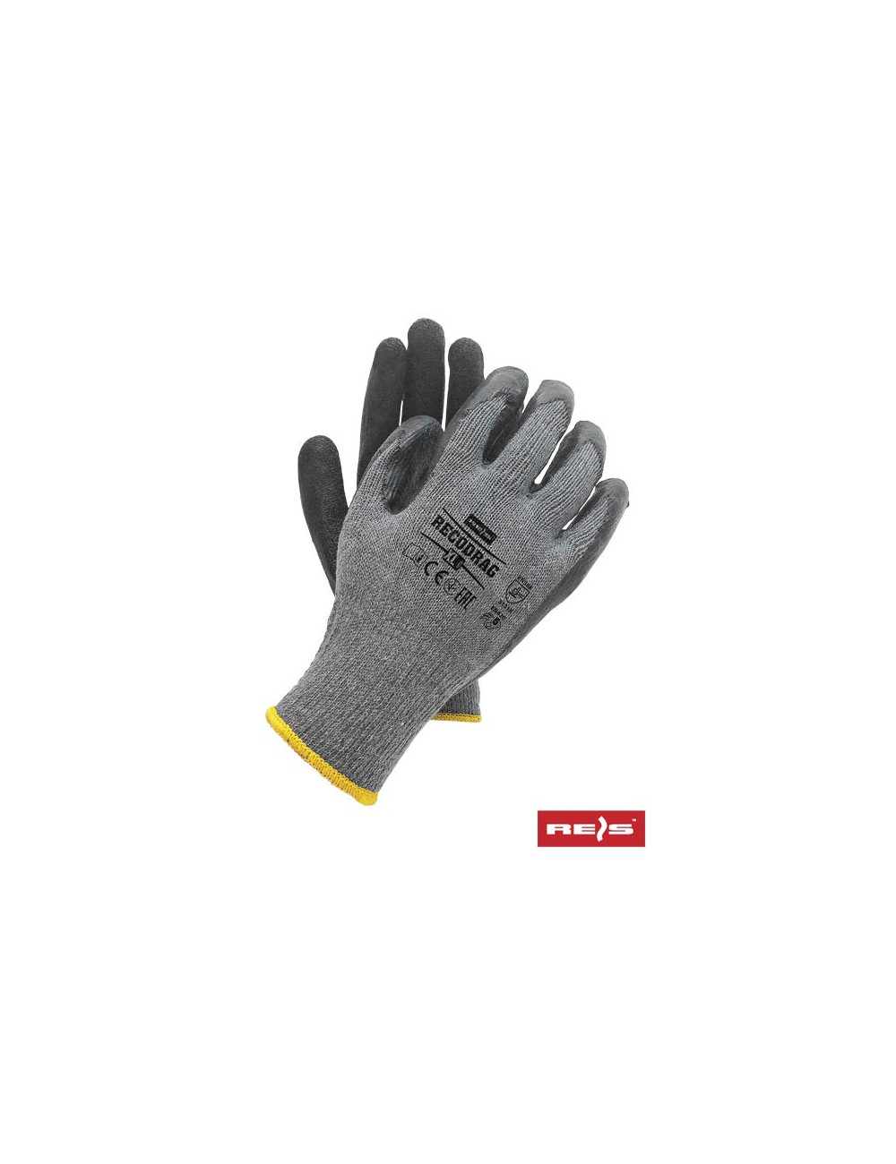 Protective gloves recodrag sb grey-black Reis
