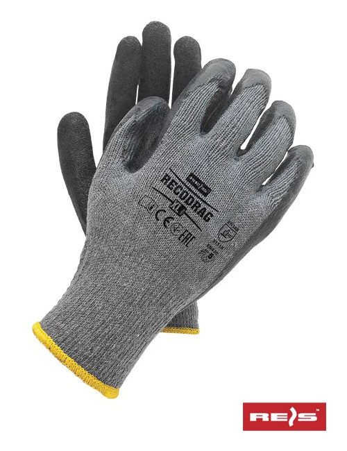 Protective gloves recodrag sb grey-black Reis
