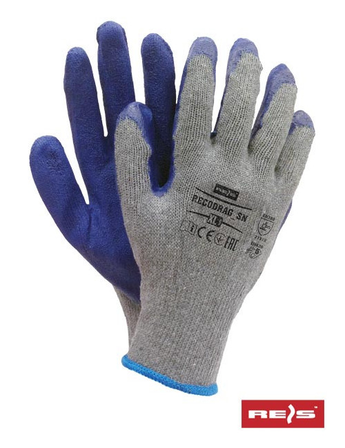 Recodrag sn Schutzhandschuhe grau-blau Reis