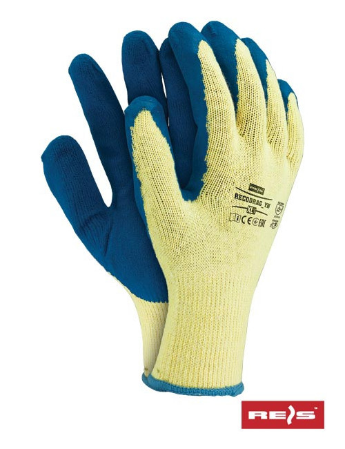Protective gloves recodrag yn yellow-blue Reis