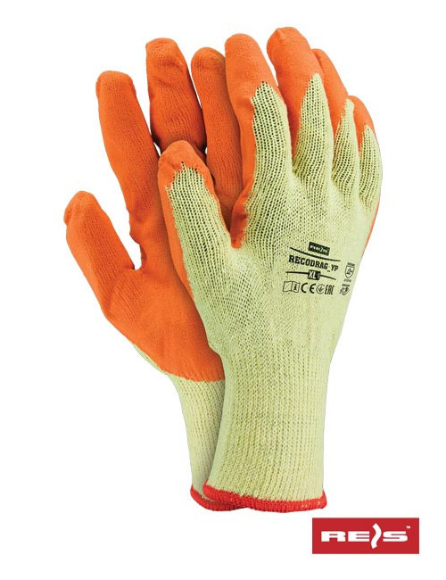 Protective gloves recodrag yp yellow-orange Reis