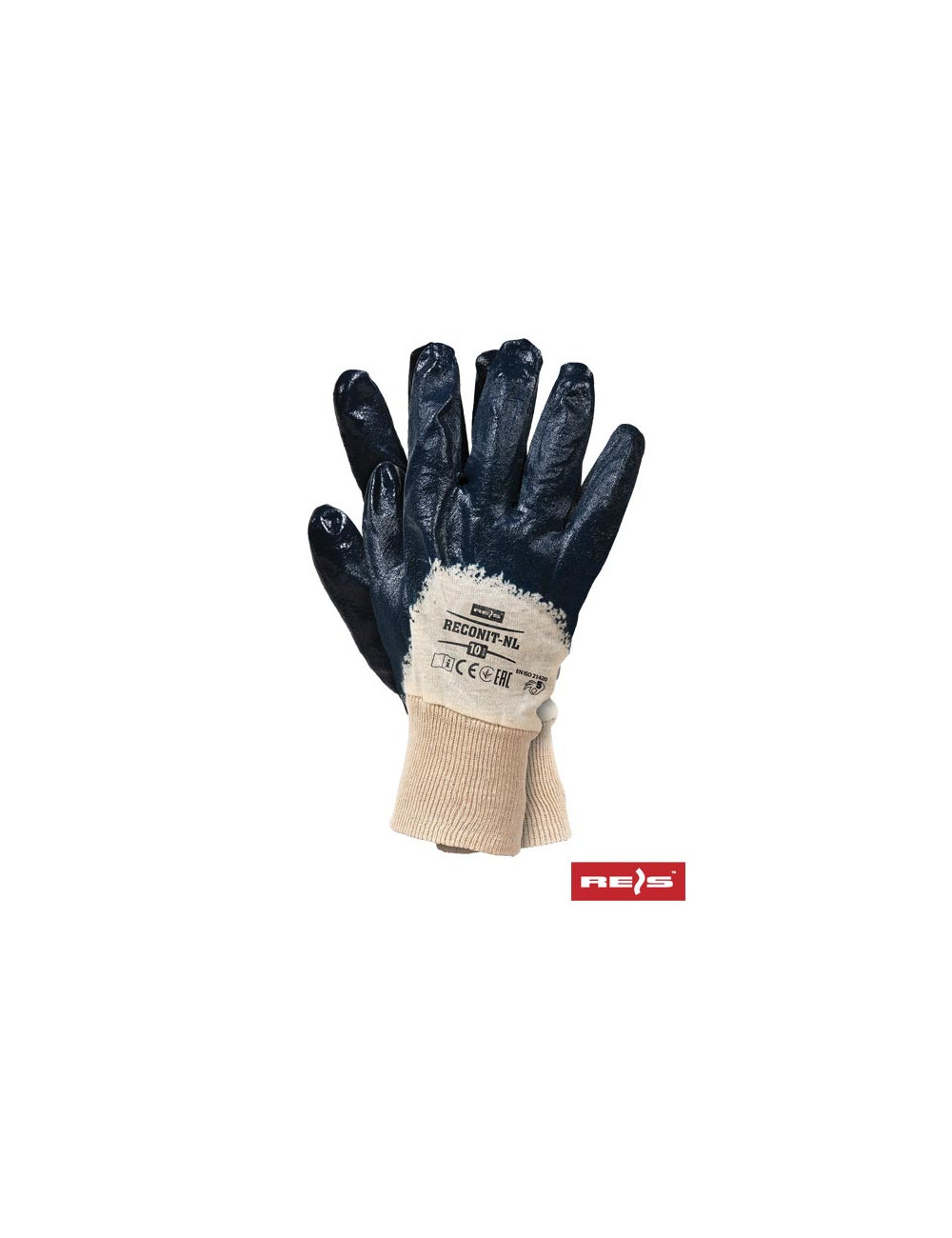 Protective gloves reconit-nl beg beige-navy Reis
