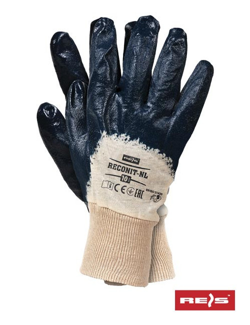 Protective gloves reconit-nl beg beige-navy Reis