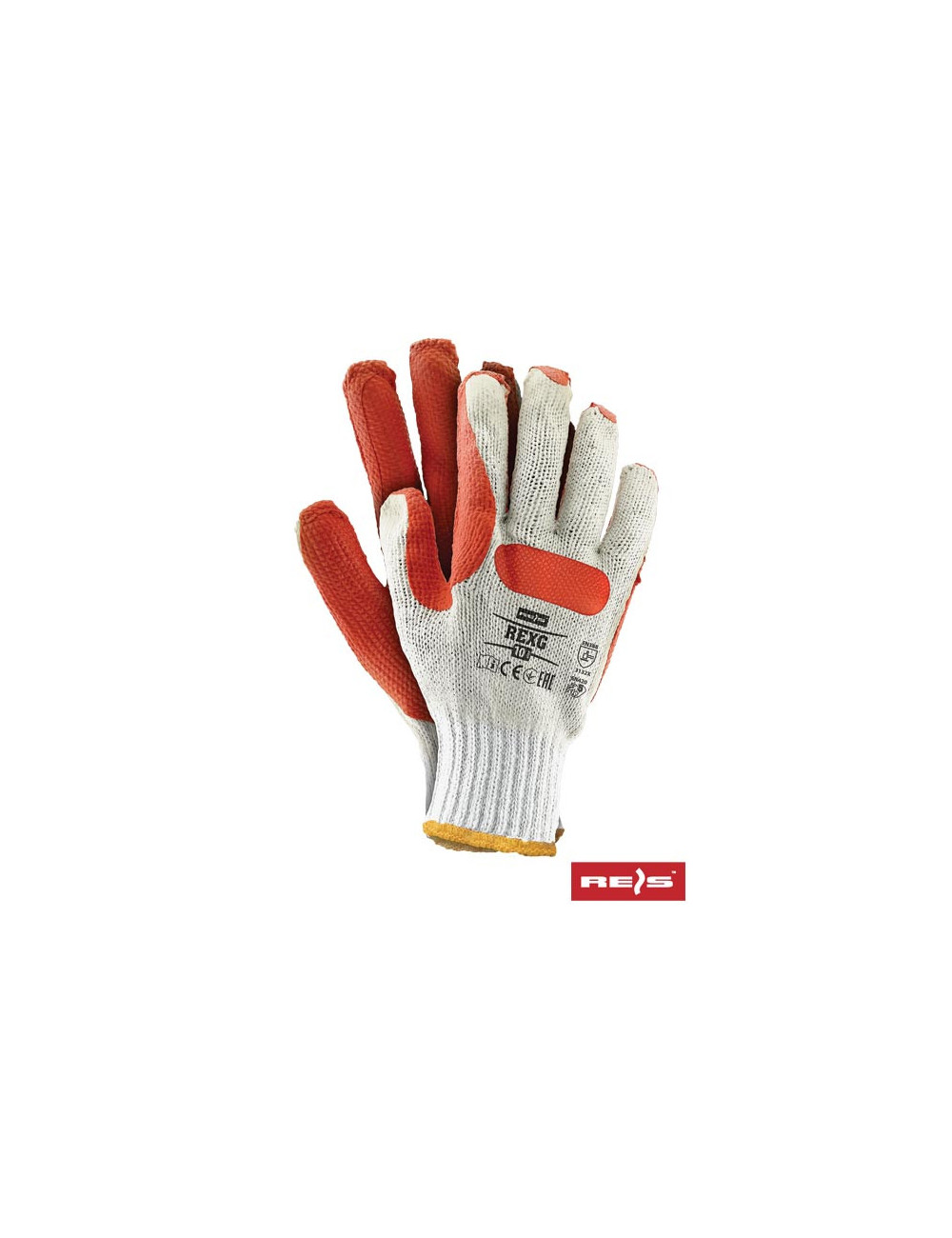 Protective gloves rexg wp white-orange Reis