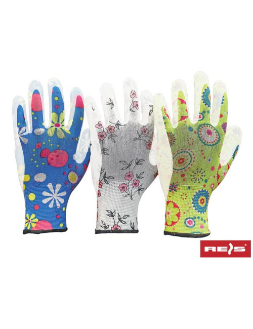 Rgarden-PU Schutzhandschuhe Mix Mix Farben Reis