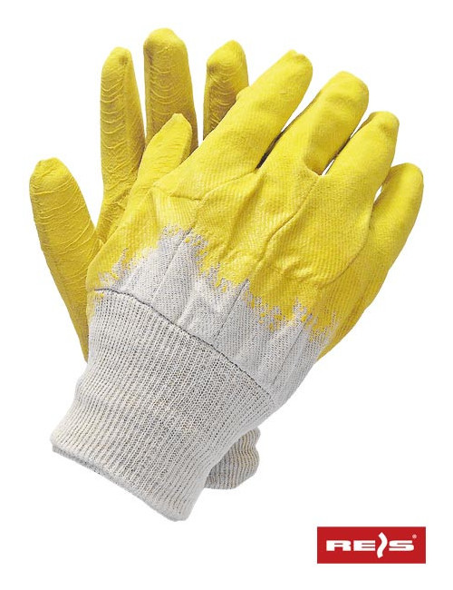 Protective gloves rgs bey beige-yellow Reis