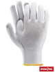 Protective gloves rmicrolux w white Reis