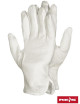 Rmicron protective gloves in white Reis